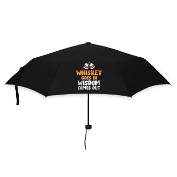 Whiskey Saying Whiskey Drinker Whiskey Lovers - Umbrella (small) - black - Front