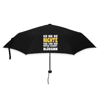 Nièce motif familial - Parapluie standard - noir - Devant