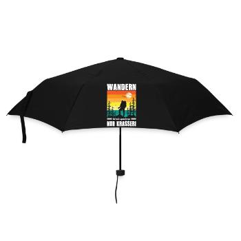 Hiking Sayings Hiker Hiking Outfits - Umbrella (small) - black - Front