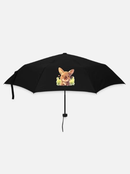 Wallabys Wallaby - Regenschirm (klein) - Schwarz