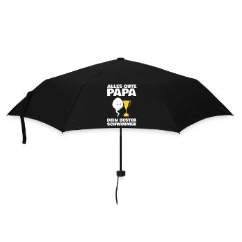 All the best dad wishes you your best swimmer - Umbrella (small) - black - Front