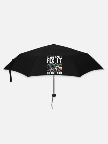  Wenn Papa Es Nicht Reparieren Kann, Kann Niemand - Regenschirm (klein) - Schwarz