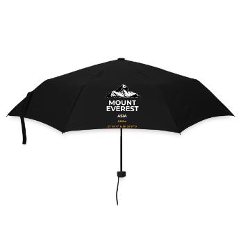 Mount Everest Hoodie T-Shirt Outdoor merch - Umbrella (small) - black - Front
