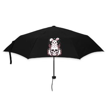 Kawaii Pastel Goth Bunny - Umbrella (small) - black - Front