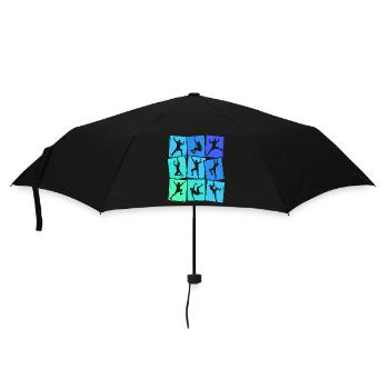 Escalade Montagnes Alpinistes Bloc Garçons Enfants - Parapluie standard - noir - Devant