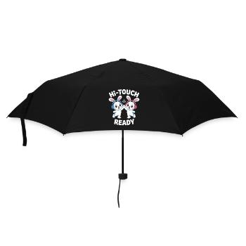 K-Pop Hi-Touch Lustig Korea Maknae - Regenschirm (klein) - Schwarz - Vorne