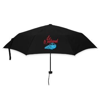 Le Weekend French Coffee Chill Vibes - Umbrella (small) - black - Front