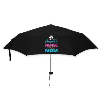 Mama Stolze Krankenschwester Mutter Geschenke - Regenschirm (klein) - Schwarz - Vorne