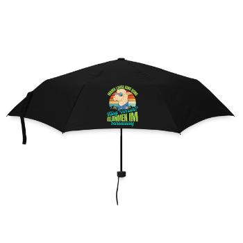 Future maman MAMA LLAMA DING DONG Drôle - Parapluie standard - noir - Devant