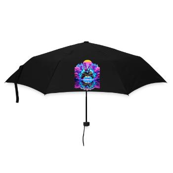 Gaming King Controller mit Spiegelung - Regenschirm (klein) - Schwarz - Vorne