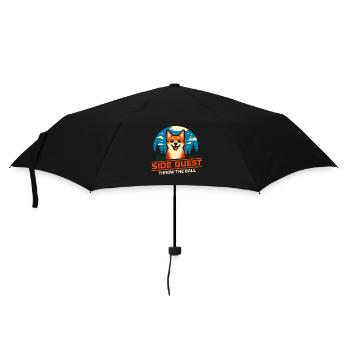 Nebenquest: Ball werfen | Hund Apportieren - Regenschirm (klein) - Schwarz - Vorne