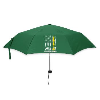 Elektroingenieur Geek Humor Spannung Nerd - Regenschirm (klein) - Flaschengrün - Vorne