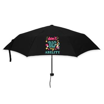 Acceptance instead of prejudice - Umbrella (small) - black - Front
