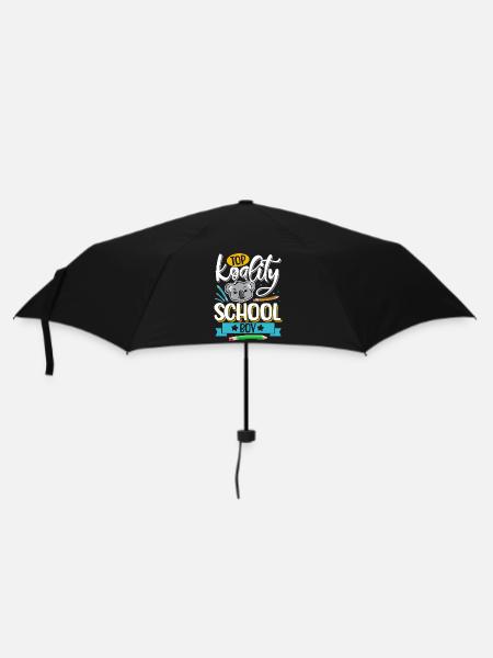 Schule Koala - Regenschirm (klein) - Schwarz