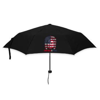 Cambodge Cambodgien, Khmérican & Fier - Parapluie standard - noir - Devant
