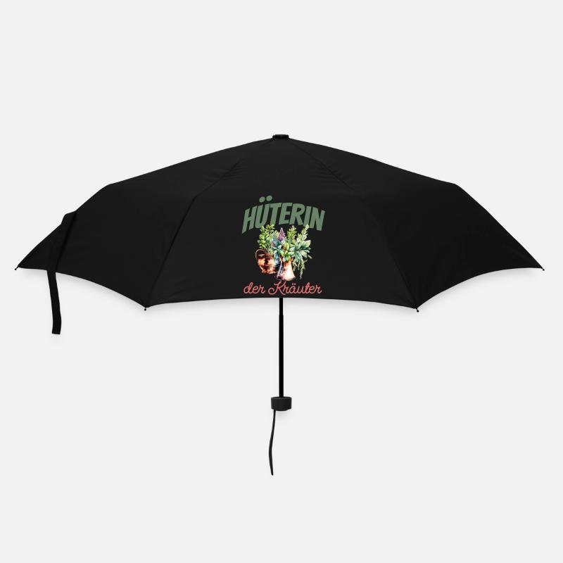 Mystical herb design for nature-loving witch - Umbrella (small) - black