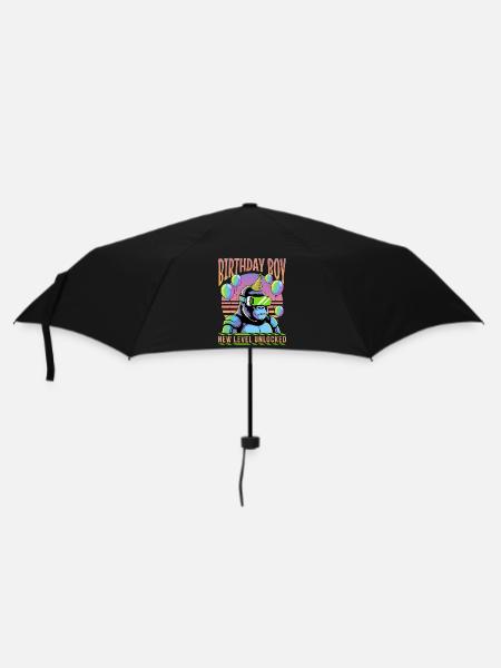 Birthday Gamer VR - Regenschirm (klein) - Schwarz
