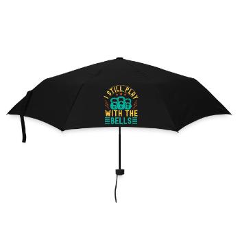 Fanatiques de fitness, je joue toujours avec les cloches - Parapluie standard - noir - Devant