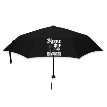 À la maison, c’est mon Schipperke - Parapluie standard - noir - Devant