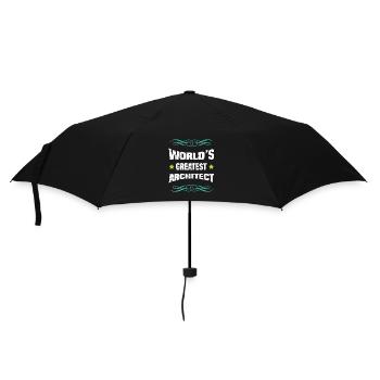 Weltbester Architekt - Regenschirm (klein) - Schwarz - Vorne