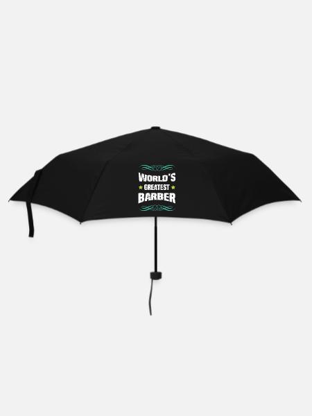 World's Greatest Barber - Regenschirm (klein) - Schwarz