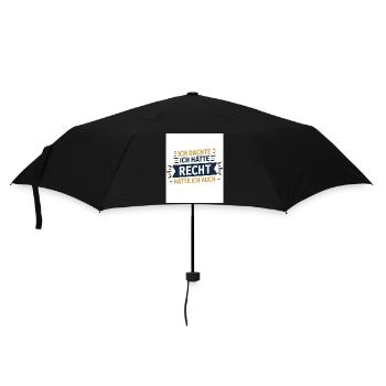 I thought I was right – I was! - Umbrella (small) - black - Front
