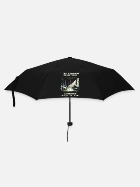 Lore gefunden: Verlassener Klinikflügel | Urban  - Regenschirm (klein) - Schwarz