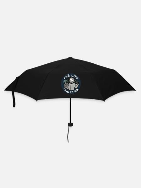 Reinraumtechniker Kontrollierte Umgebung - Regenschirm (klein) - Schwarz
