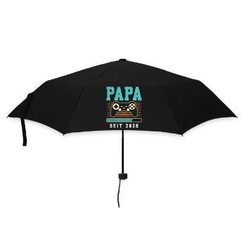 Father-to-be DAD SINCE 2026 Funny - Umbrella (small) - black - Front