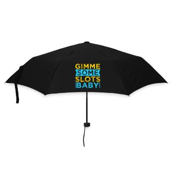 Gambling Fan Gimme Some Slots Baby Casino - Umbrella (small) - black - Front