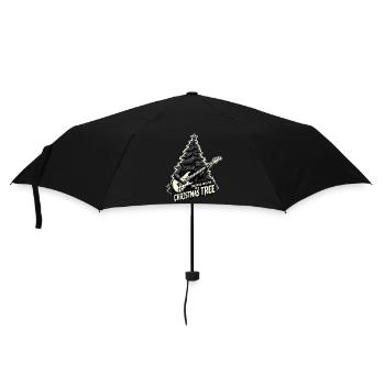 Schaukeln um den Weihnachtsbaum - Regenschirm (klein) - Schwarz - Vorne