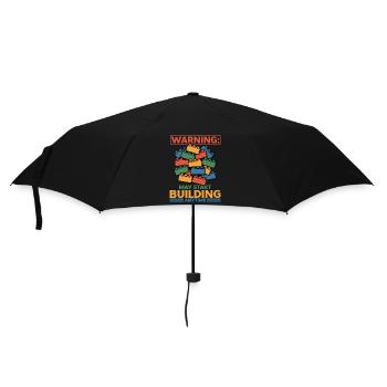 Building Blocks Kids Brick Builder - Umbrella (small) - black - Front