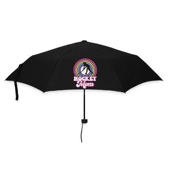 Hockey Eishockey Eishockeyspieler Geschenk - Regenschirm (klein) - Schwarz - Vorne