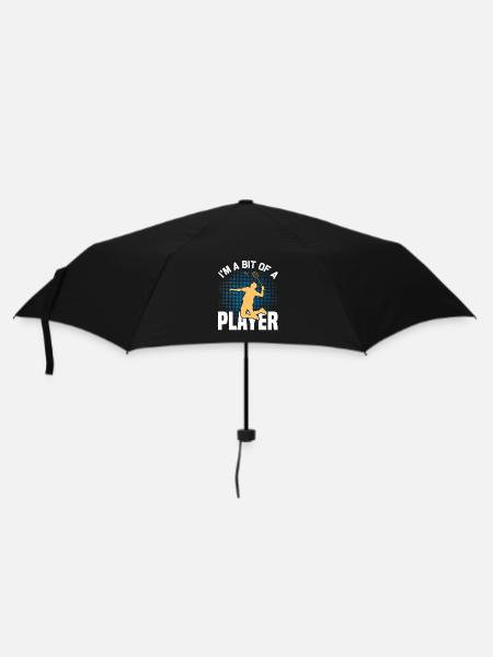 Badminton Design - Un petit joueur de badminton - Parapluie standard - noir