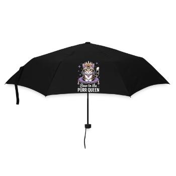 Chat Disant Chat Drôle Chat Cadeau - Parapluie standard - noir - Devant