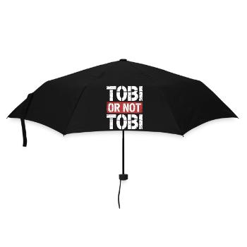 Tobi or not Tobi - Umbrella (small) - black - Front