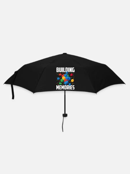 Building Memories Brick Builder Block Building - Regenschirm (klein) - Schwarz