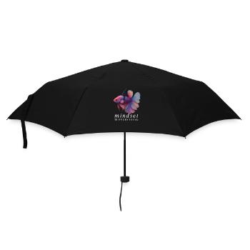 Mindset Fighting Fish Helmet, Motivational Saying  - Parapluie standard - noir - Devant