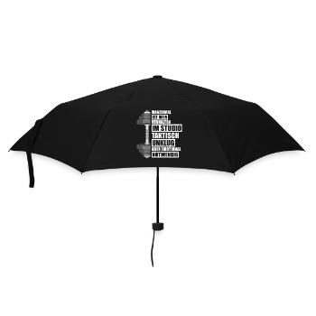Behavior Bodybuilding Bodybuilder Gym Weight Lifting - Umbrella (small) - black - Front