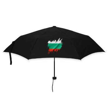 Drapeau bulgare, style déchiré - Parapluie standard - noir - Devant