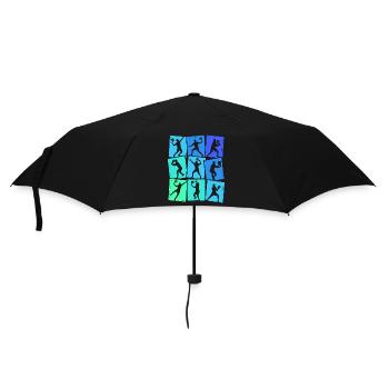 Padel Tennis Padel Players Padel Tennis Padel Kids - Umbrella (small) - black - Front