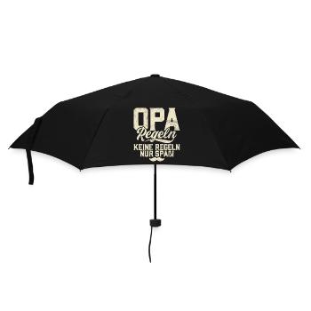 Règles de grand-père : Pas de règles, juste du plaisir - Parapluie standard - noir - Devant