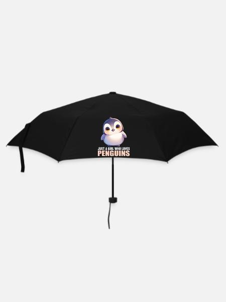 Pinguine Pinguin - Regenschirm (klein) - Schwarz