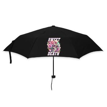 Flowers Skull Beauty Bloom - Umbrella (small) - black - Front