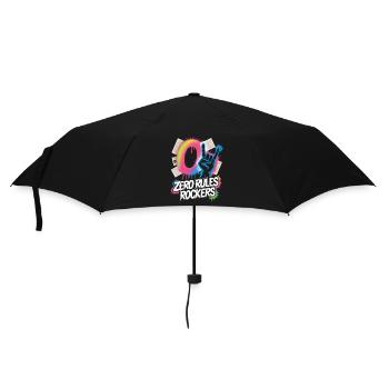 Zero Rules Rockers Punk Rock Music - Umbrella (small) - black - Front