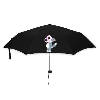 Tasse à café chat - Parapluie standard - noir - Devant