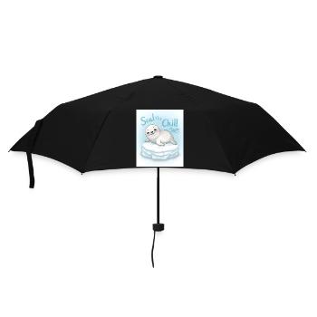 Seal the Chill - Umbrella (small) - black - Front