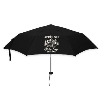 Après-ski Girls Trip 2026 - Parapluie standard - noir - Devant