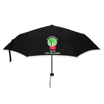 Fête des Pères Père Gamer Jeux Vidéo Papa - Parapluie standard - noir - Devant
