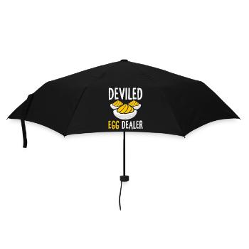 Stuffed Eggs Deviled Eggs Thanskgiving - Umbrella (small) - black - Front